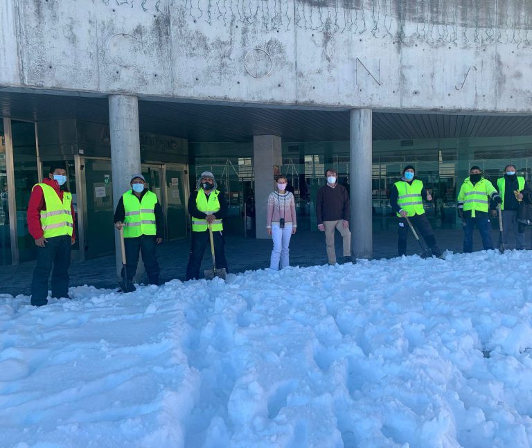 El 98% de las calles de Tres Cantos están despejadas de nieve