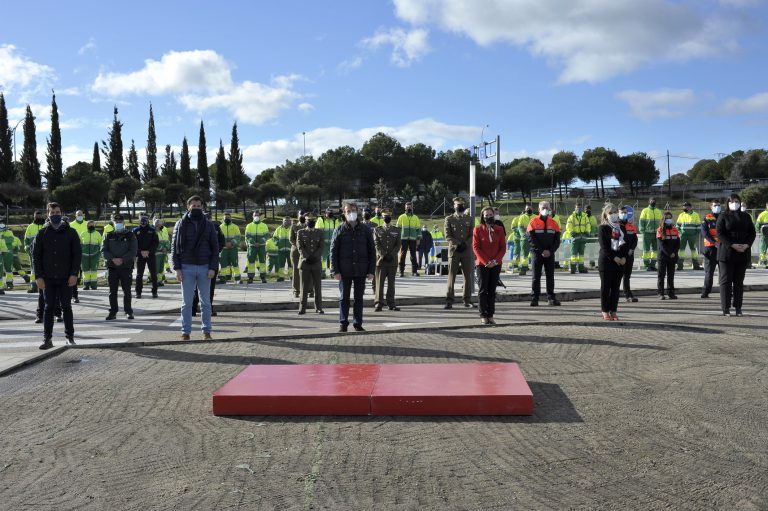 Jesús Moreno agradece la labor de profesionales y voluntarios durante la nevada
