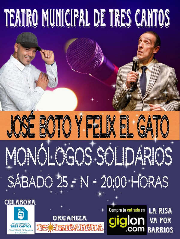 Cartel Monólogos Solidarios