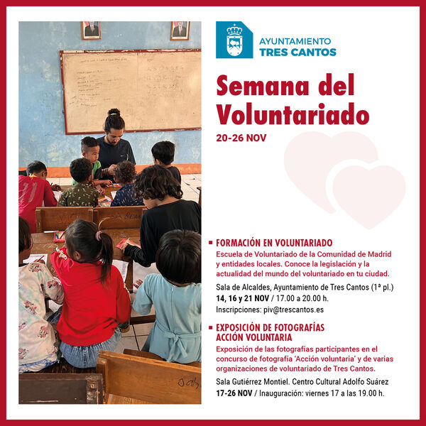 cartel programación semana del voluntariado