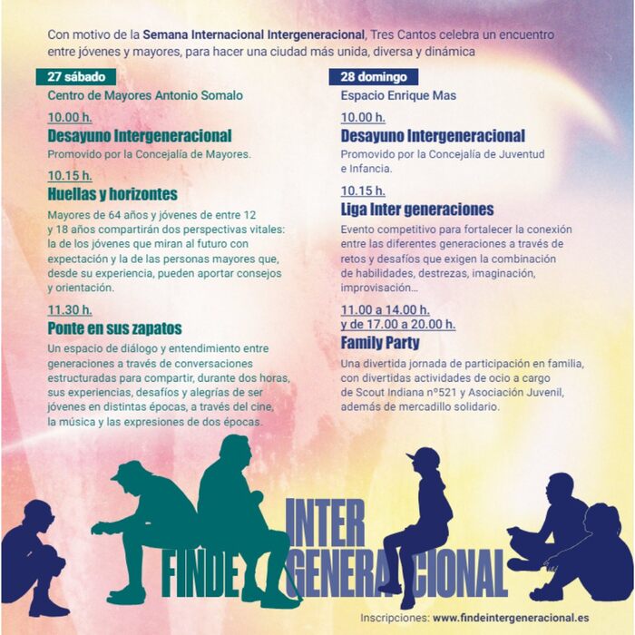 programación primer finde intergeneracional