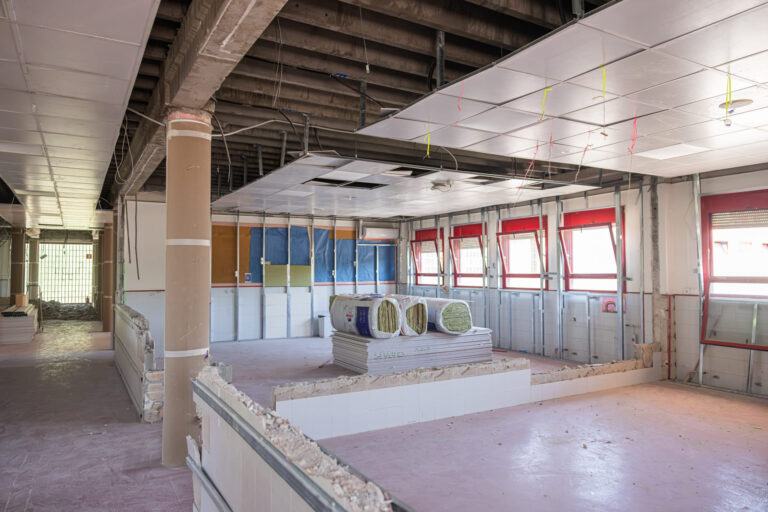 Obras en los colegios